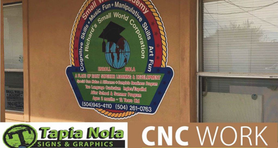 TAPIA NOLA CNC WORK NEW ORLEANS&nbsp; ,WATER JET METAL CUTTING, LASER CUTTINGPLASTIC, CUSTOM LASER CUT PLASTIC
