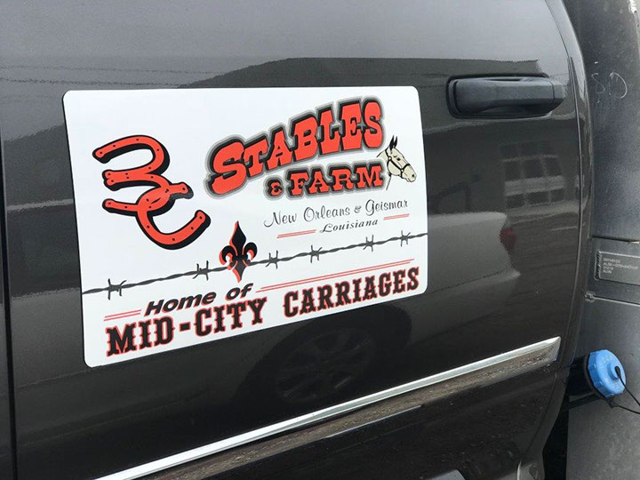 magnetic signs new orleans, heavy duty magnetic signs. .080 magnetic signs. full color printing new orleans