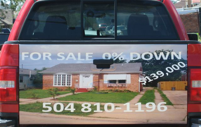 Truck Wrap - Truck Lettering -New Orleans - Nola - Commercial Truck - Vehicle Wrap - Vehicle Graphics - Magnetic Signs 
