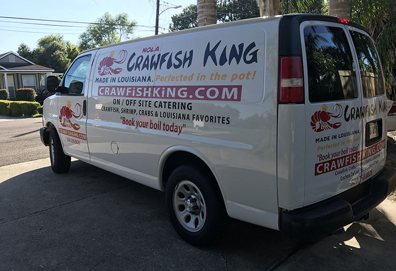 New Orleans - Nola - Truck Lettering - Van Lettering - Trailer Lettering - Boat Lettering