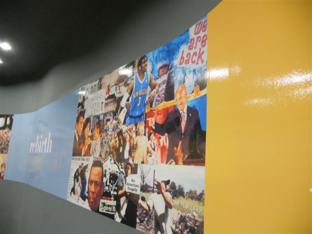 Full Color Wall Wrap - New Orleans - Nola - Wood&nbsp; Wrap Wall