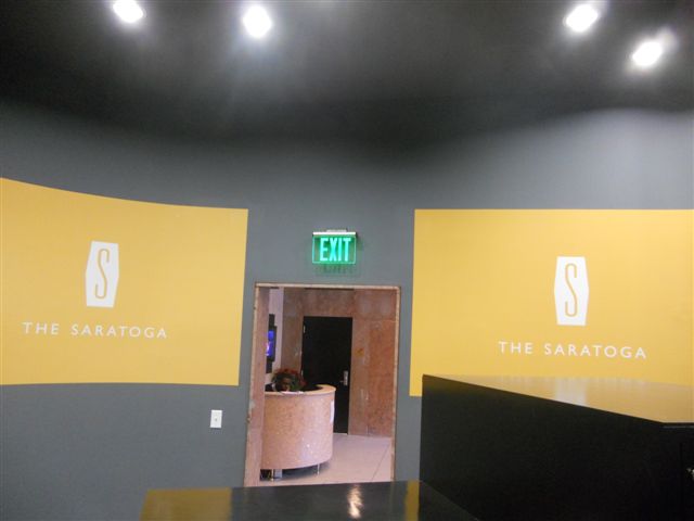 Wall Wrap on Sheetrock - New Orleans - Nola - Vinyl Letters on Sheetrock 